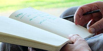 Writing at a workshop